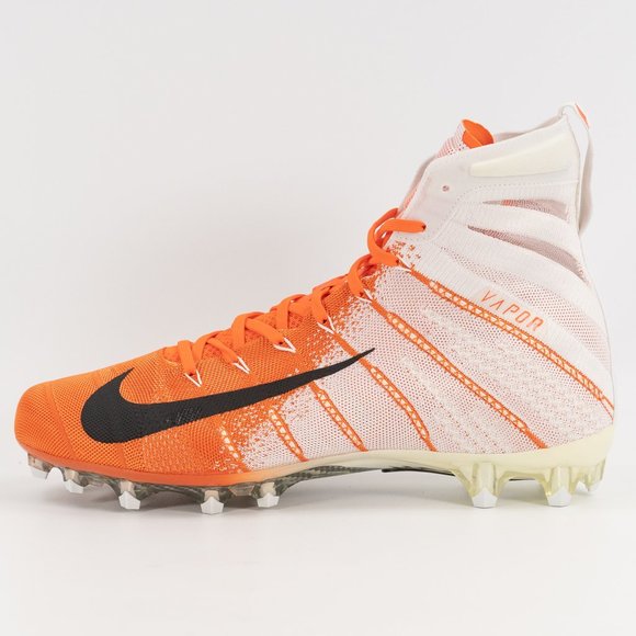 Nike Vapor Untouchable 3 Elite Flyknit Orange White AO3006-118 Football Cleats main image 8